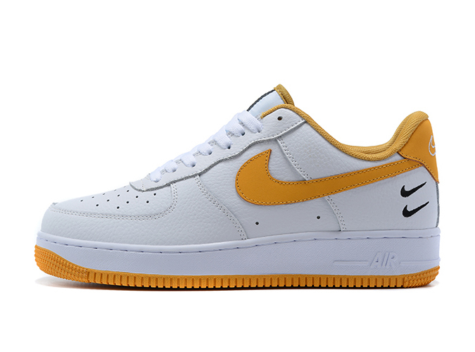 white & yellow air force 1