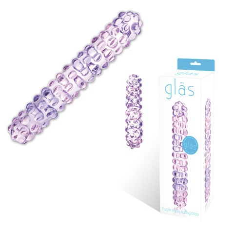 Двухцветный стик Purple Rose Nubby - 17,5 см. - Glas GLAS-94