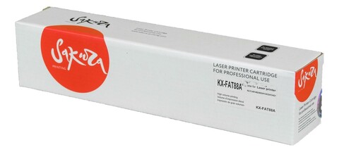 Картридж Sakura KXFAT88A для Panasonic KX-FL403/KX-FL423/KX-FLC413/KX-FLC418, черный, 2000 к.