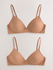 Бюстгалтер для девочки Next E45-716, 2 шт., Светло-коричневый