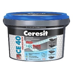 Затирка №1 Aquastatic CE40 белая 2кг Ceresit
