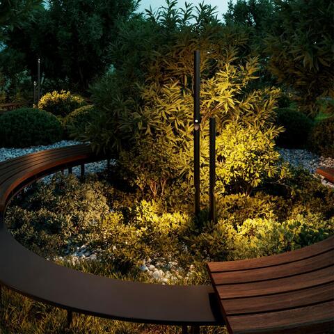 Ландшафтный светодиодный светильник Odeon Light BAMBOO 7021/9FL