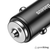 Baseus Small Screw 3.4A Dual-USB Lightning Car Charging Set Black TZXLD-A01