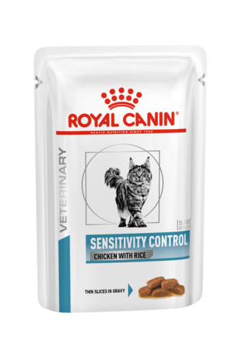 Royal Canin Sensitivity Control пауч для кошек с пищевой непереносимотью курица и рис 85г