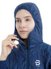 Премиальная тёплая куртка для лыж и зимнего бега Bjorn Daehlie Graphlite Estate Blue женская
