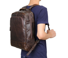 Кожаный Рюкзак Ajax Dark