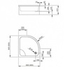 Душевой поддон 80х80 см Radaway Naxos A SBA8841-1