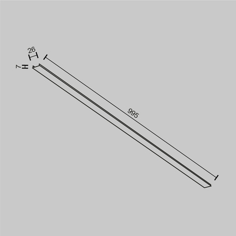 Комплектующие для трековой системы Maytoni Accessories for tracks exility TRA034DO-1B