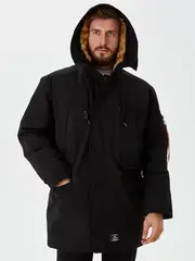 Парка Alpha Industries N-3B Alpine Parka Gen ll Black (Черная)