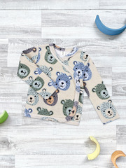 Распашонка Mjölk Grizzly Bears