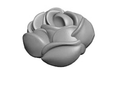 Силиконовый молд Роза 5/5