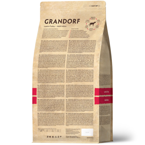 GRANDORF Ягнёнок с индейкой Для домашних кошек