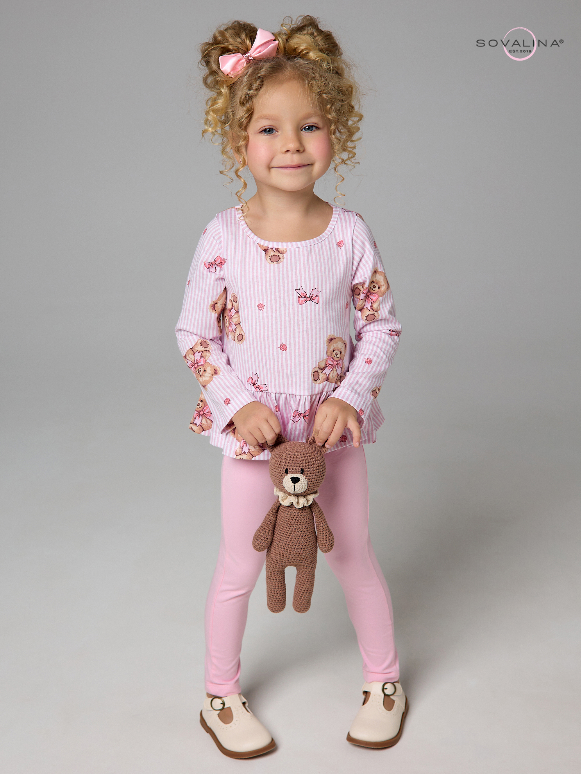 Костюм Алиса SG мишки с бантиком-роза