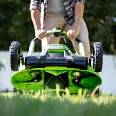 Газонокосилка Greenworks Twin Force GD60LM61 60V (61 см) самоходная аккумуляторная, без АКБ и ЗУ