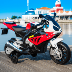 Детский электромобиль "BMW S1000RR", красный