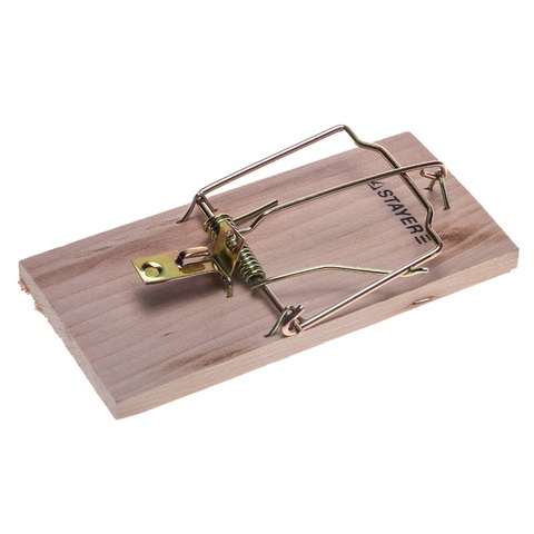 STAYER 125 х 60 мм, средняя, деревянная, мышеловка (40501-M)