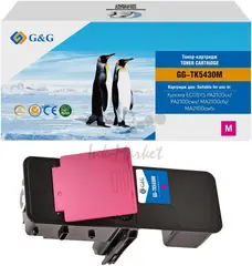 Совместимый лазерный картридж G&G GG-TK5430M (TK-5430M) для Kyocera Ecosys PA2100cx, PA2100cwx, MA2100cfx, MA2100cwfx, 1250 стр., 5430 мл, пурпурный