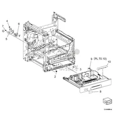 Лоток в сборе XEROX 607K01932 для VL B7025 (Техупаковка)