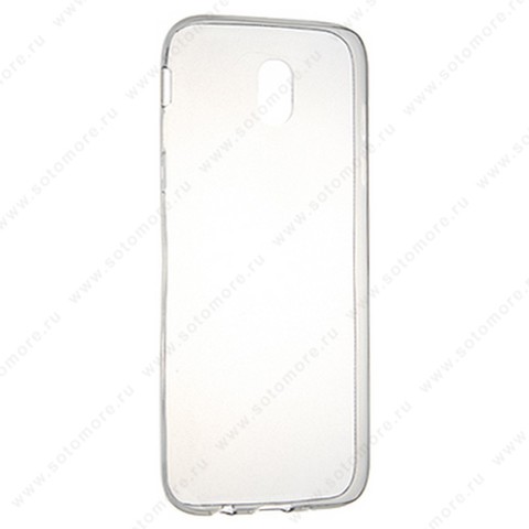 Накладка силиконовая ультра-тонкая для Samsung Galaxy J5 J520/ J530 2017 черная (прозрачная)