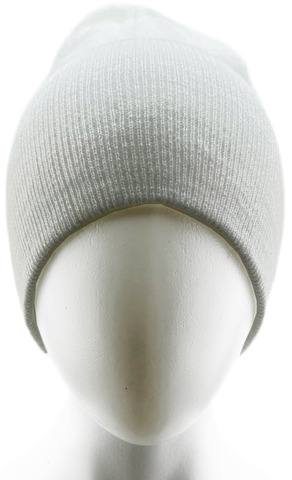 Картинка шапка-бини Skully Wear Board Soft Knitted Hat white - 5