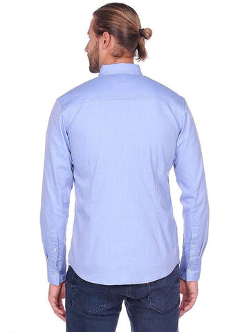 Рубашка с длинным рукавом SWAN, голубой, 200578