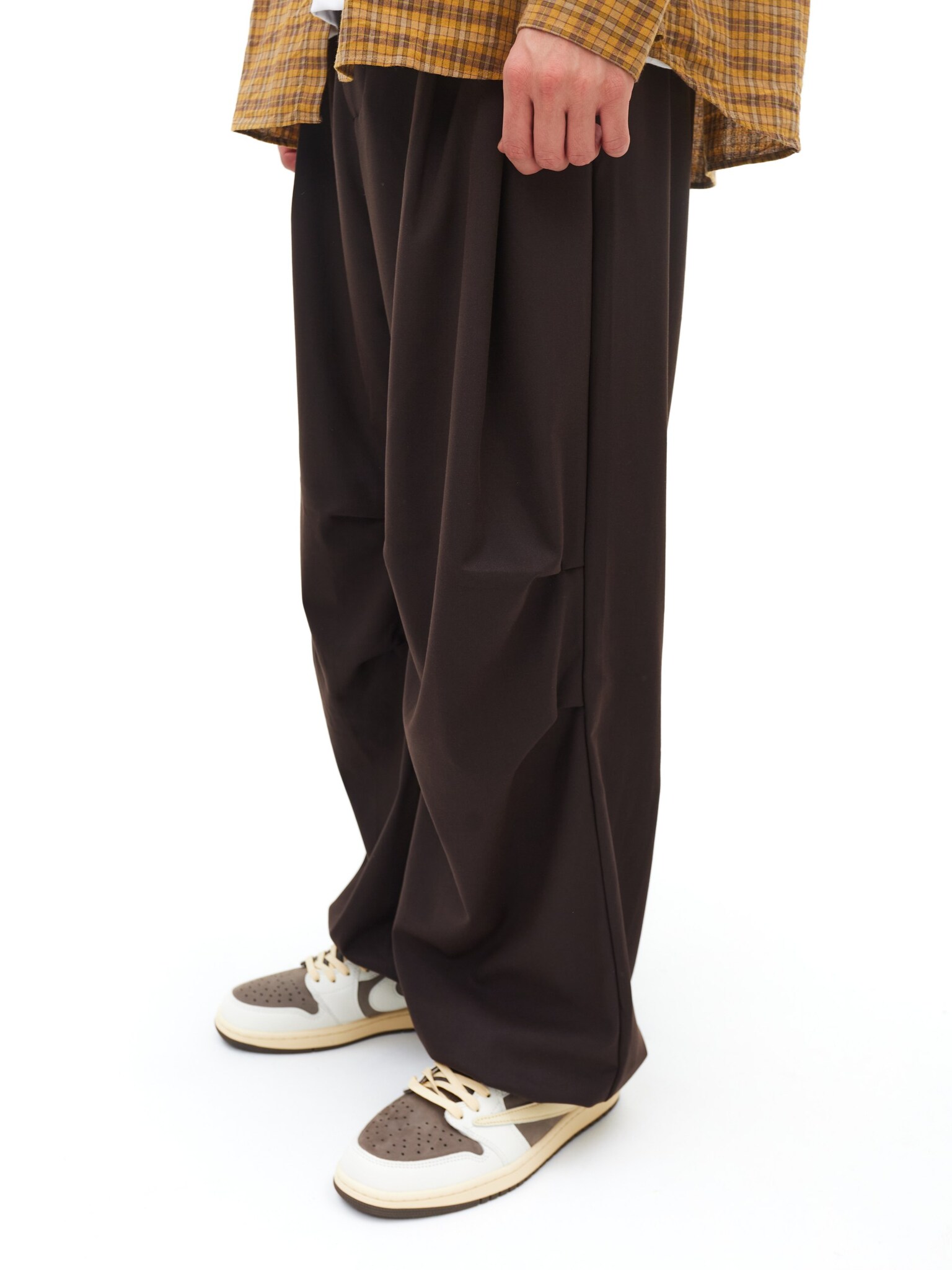 Широкие коричневые брюки MOSCO design