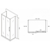 Abber Schwarzer Diamant AG30160MH-S75M-S75M Душевой уголок, 160x75x195