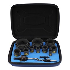 Набор коронок Bi-metall 19-83мм HSSE-Co8 18пр 4-6Tpi ULTRA SC 3841