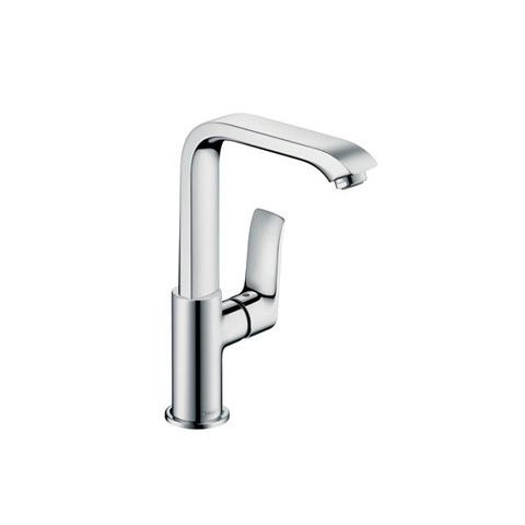 Смеситель для раковины с высоким изливом и донным клапаном Hansgrohe Metris 31087000