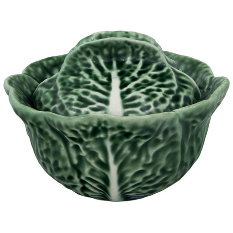 Чаша с крышкой Bordallo Pinheiro Капуста 200мл
