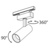 Трековый светильник Technical Focus LED  TR019-2-15W4K-B