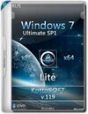 Windows 7 Ultimate SP1 x86/x64 Lite v.119 KottoSOFT [2015, RUS]