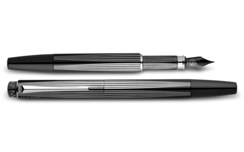 Carandache RNX.316 - PVD Black, перьевая ручка, F