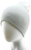 Картинка шапка-бини Skully Wear Board Soft Knitted Hat white - 4