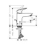 Hansgrohe Logis 71171670 Смеситель для раковины (чёрный матовый)