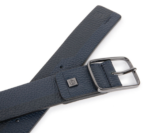 Ремень мужской Piquadro Kobe CU4993S105/BLU синий натур.кожа