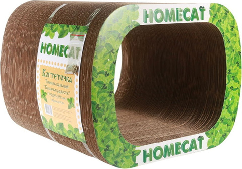 Homecat Когтеточка - тоннель для кошек Кошачья радость, гофрокартон