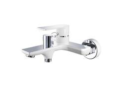 Смеситель для ванны HAIBA HB60505-8 хром-белый