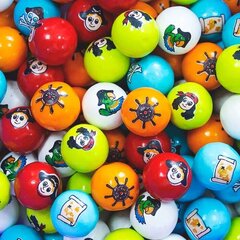 Жевательная резинка 25 мм «Карибы» (с морской начинкой) 900 штук