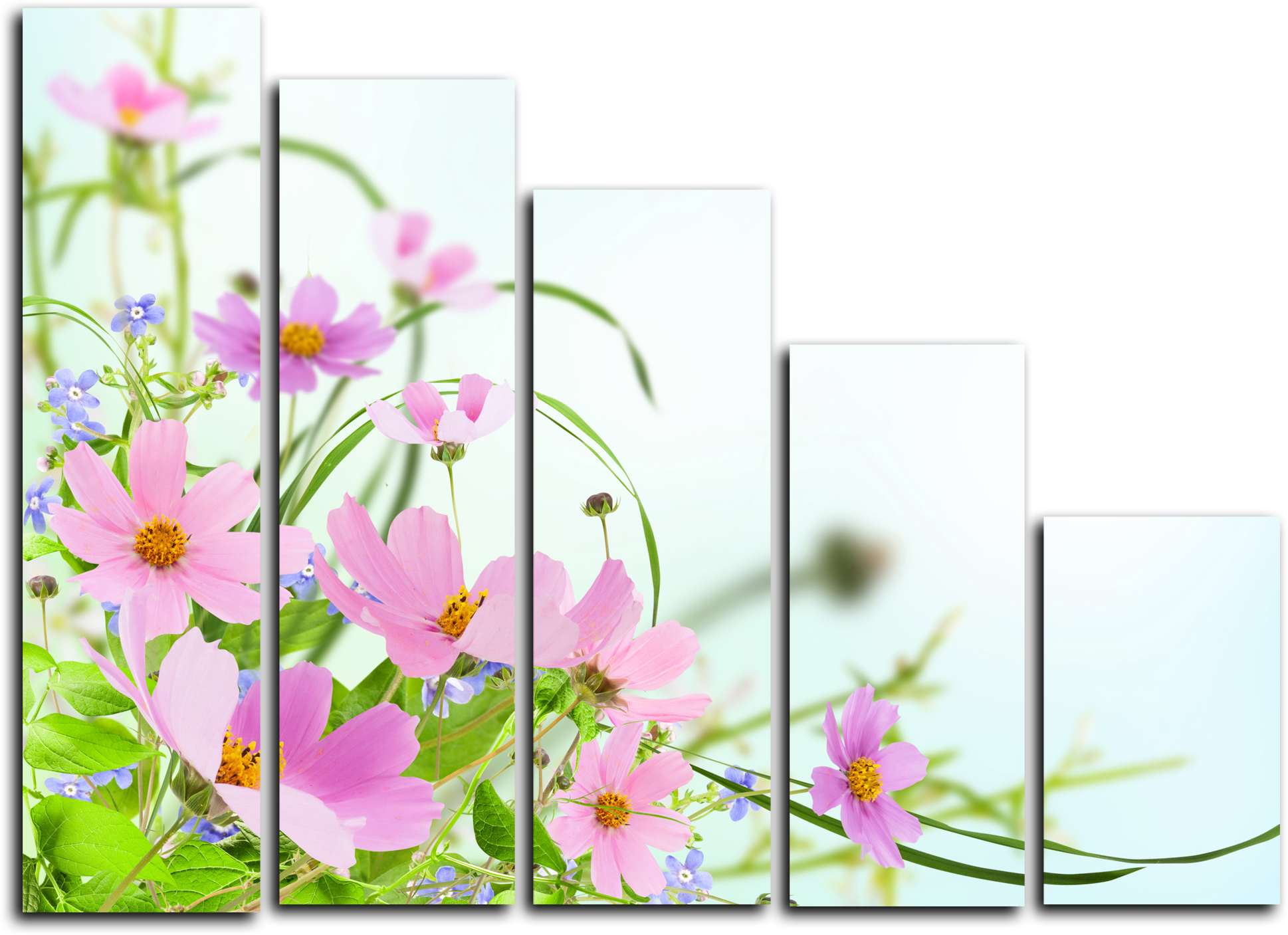 Цветы Модульная картина "Летние цветы" М716.png