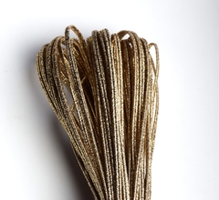 Сутаж белорусский с метанитью золото 1,9-2 мм