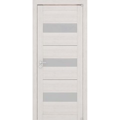 Купить Межкомнатная дверь экошпон Uberture 2126 капучино велюр остеклённая