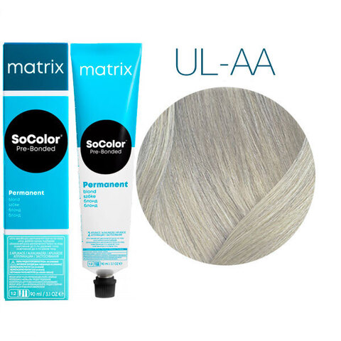 Matrix SoColor Pre-Bonded UL-AA (Глубокий пепельный) - Крем-краска для волос