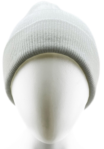 Картинка шапка-бини Skully Wear Board Soft Knitted Hat white - 7