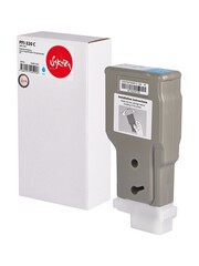 Струйный картридж Sakura 2891C001 ( PFI-320 C) для Canon imagePROGRAF TM-200/205/300/305, пигментный тип чернил, голубой, 300 мл.