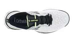 Теннисные кроссовки Lotto Raptor Hyperpulse 100 Clay - all white/all black/sharp green