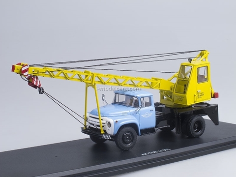 ZIL-130 AK-75V blue-yellow 1:43 Start Scale Models (SSM)