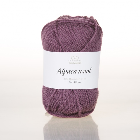 Пряжа Infinity Alpaca Wool 4853 вереск