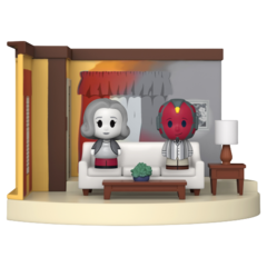 Фигурка Funko Mini Moments Marvel WandaVision Living Room 60s Wanda & Vision (Exc)