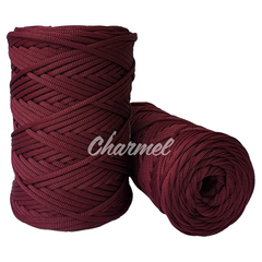 Dark cherry Lite polyester cord 3 mm